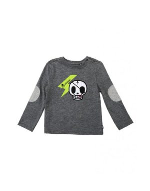 tokidoki Bambino Skully Elbow Patch Long Sleeve Tee