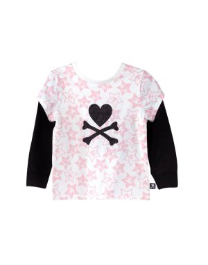 tokidoki Bambino Twofer Long Sleeve Tee (White)