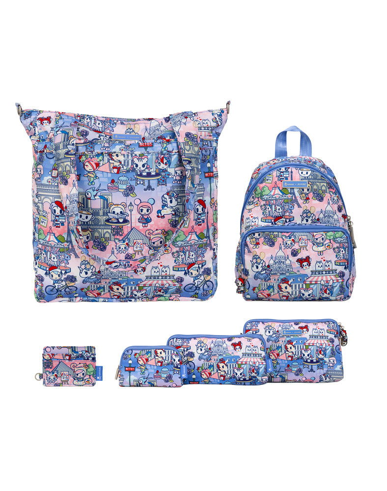 tokidoki x JuJuBe Everyday Mini + Be Light + Be Set + Be Charged C'est la vie à Paris Bundle