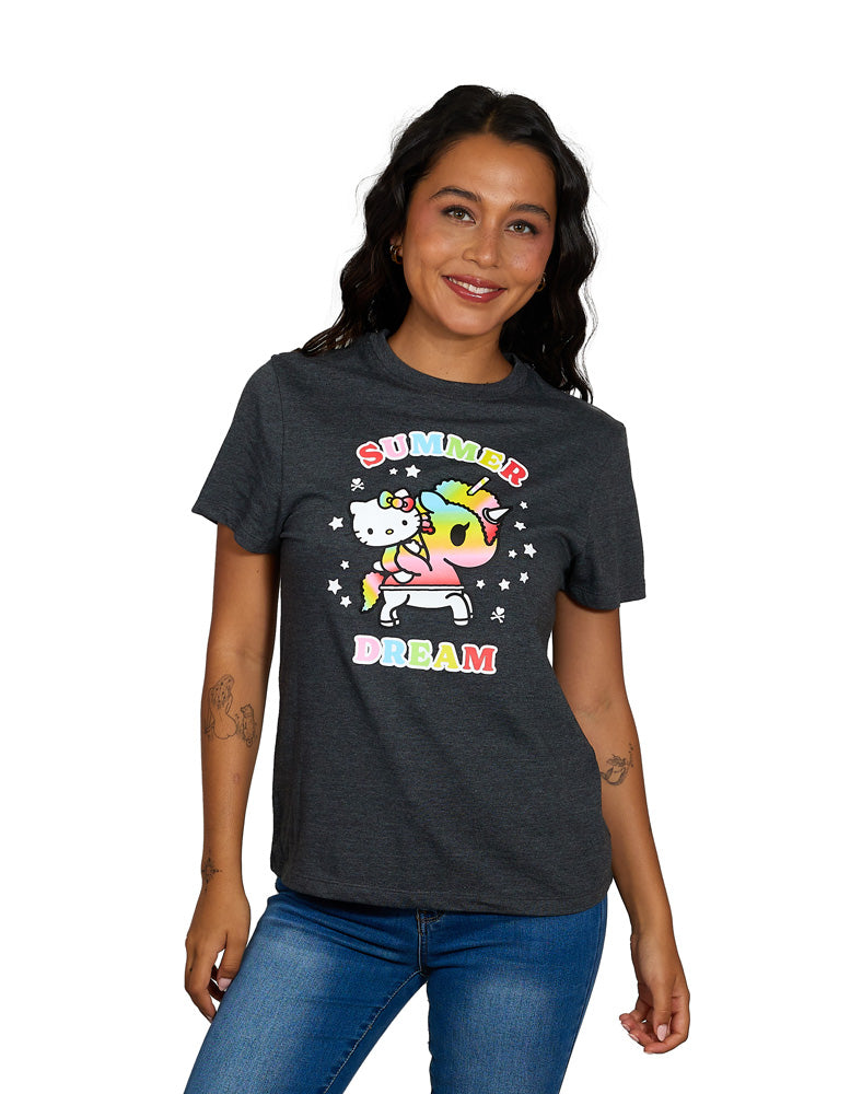 tokidoki x Hello Kitty Rainbow Kitty Tee