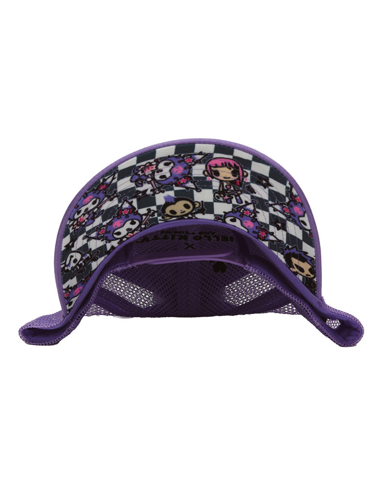tokidoki x Hello Kitty and Friends Kuromi Rocks Trucker Snapback - Image 2