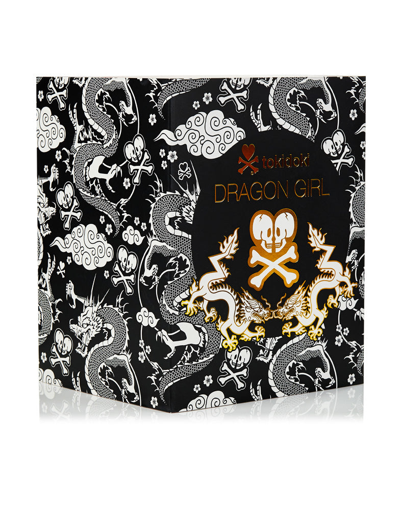 Dragon Girl Statue (Silver/Black) - Image 4