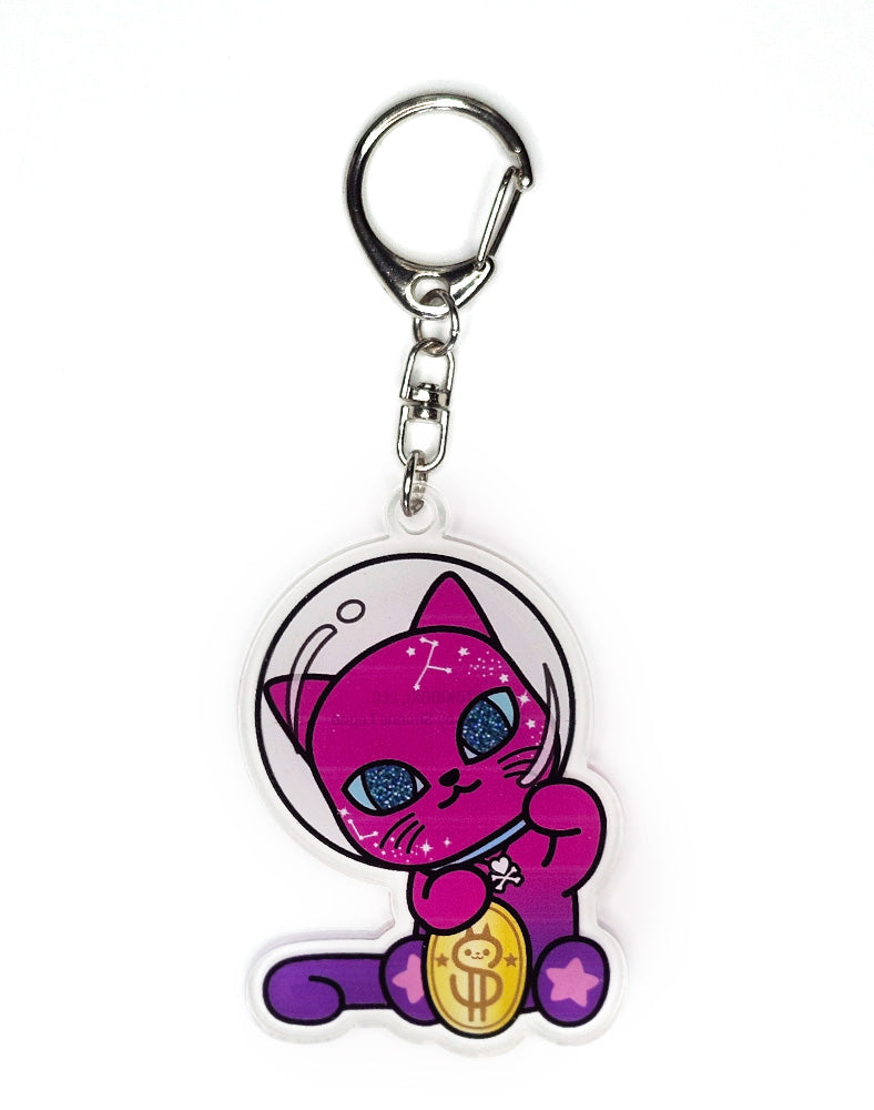 Galactic Cats Acrylic Keychain Blind Box - Image 3