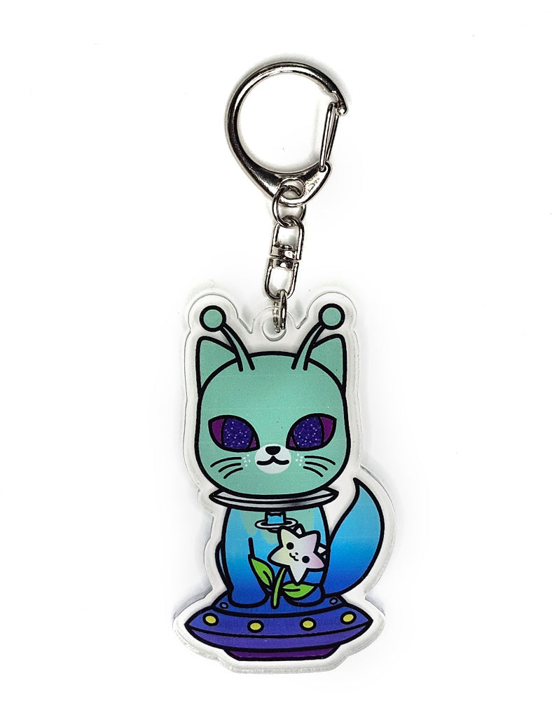 Galactic Cats Acrylic Keychain Blind Box - Image 6