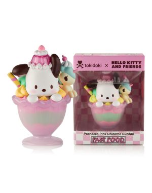 tokidoki x Hello Kitty and Friends Fast Food - Pochacco Pink Unicorno Sundae (Special Edition)