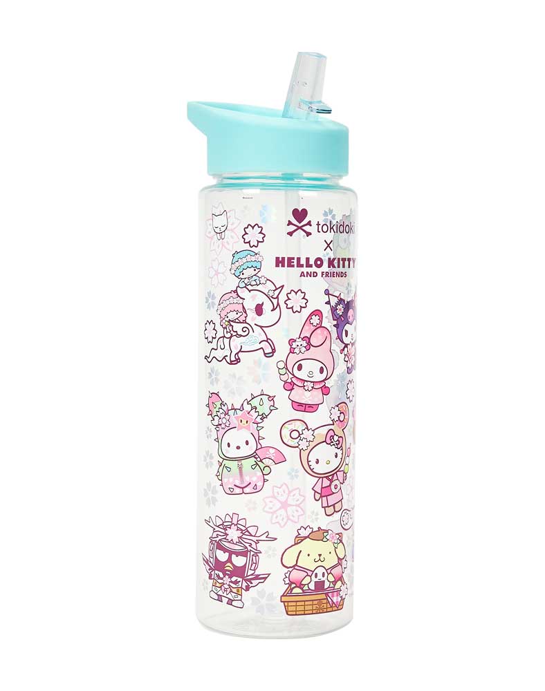 tokidoki x Hello Kitty and Friends Sakura Festival Water Bottle - Image 2