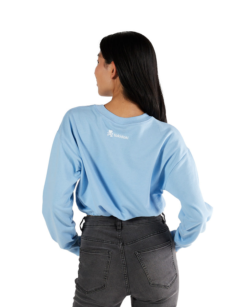 Head in the Clouds Cropped Sweatshirt - Image 2