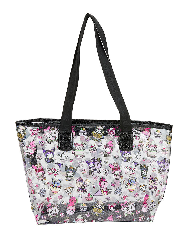 tokidoki x Kuromi & My Melody Garden Party Clear Zip Tote Bag - Image 3