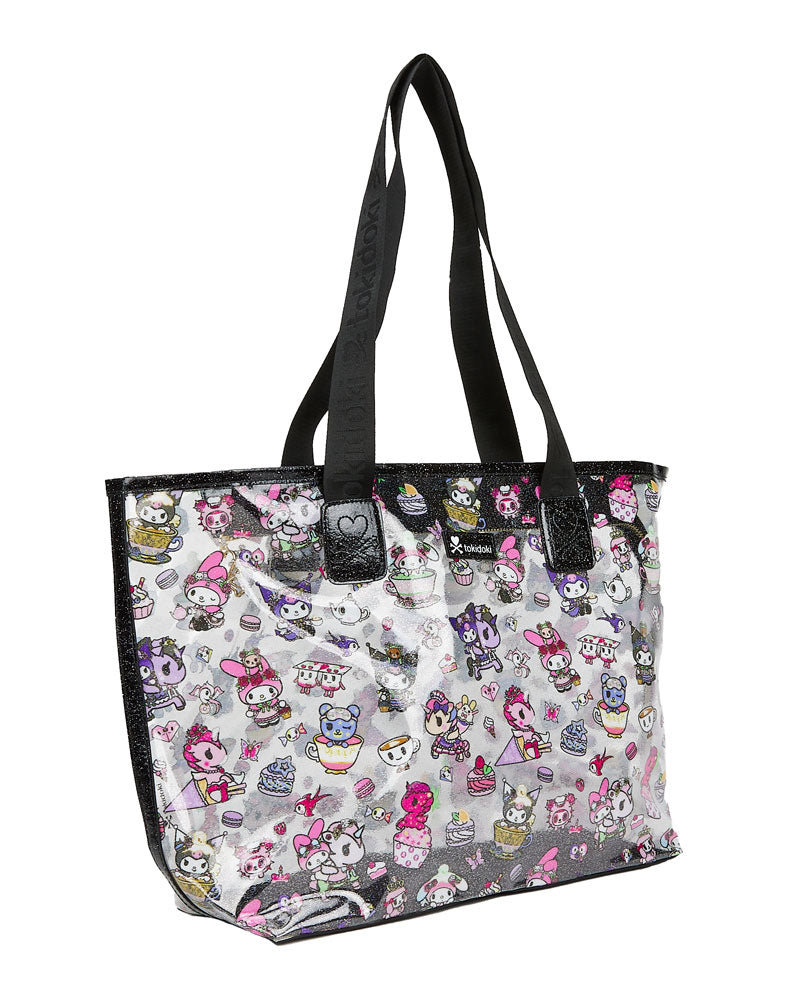 tokidoki x Kuromi & My Melody Garden Party Clear Zip Tote Bag - Image 2