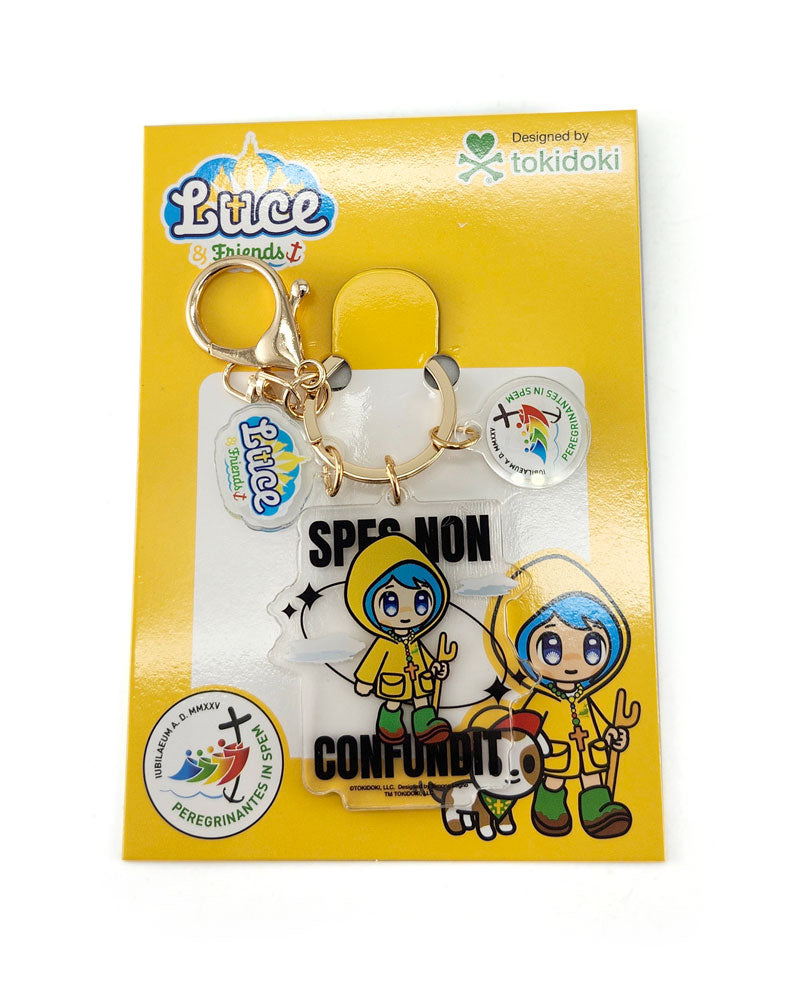 Luce 'Hope does not Disappoint' Acrylic Keychain - Image 2