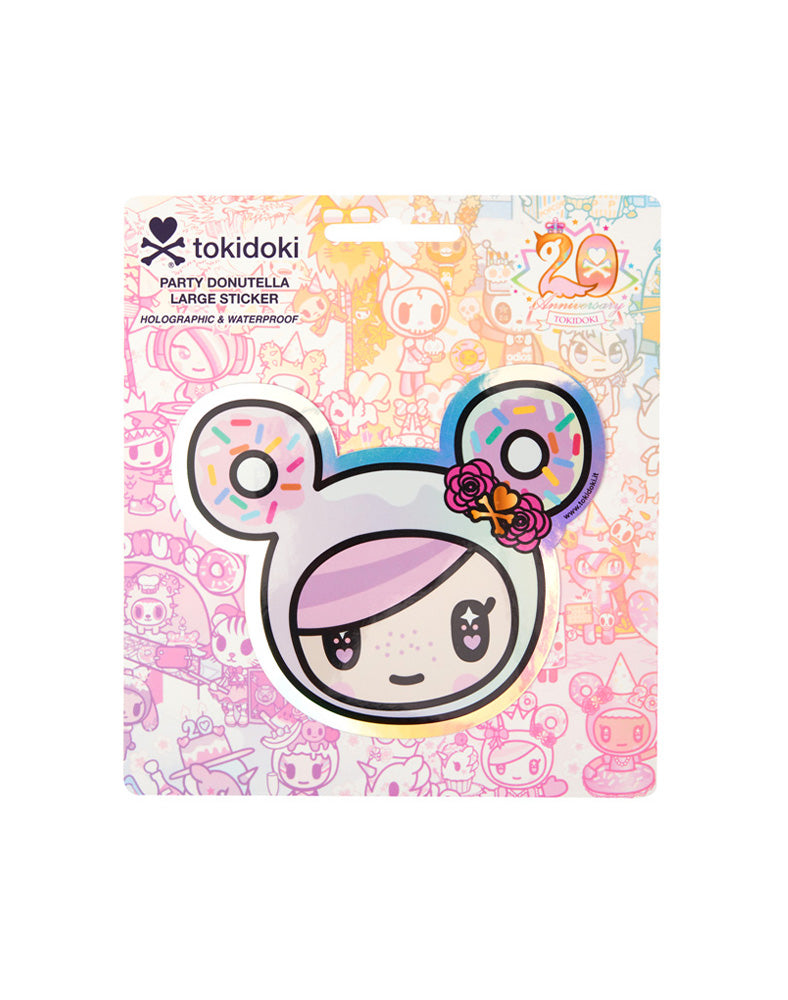 20th Anniversary Party Donutella Large Sticker - Image 2
