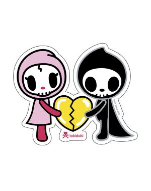 Adios And Ciao Ciao Heart Die Cut Sticker