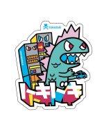 Kaiju City Die Cut Sticker