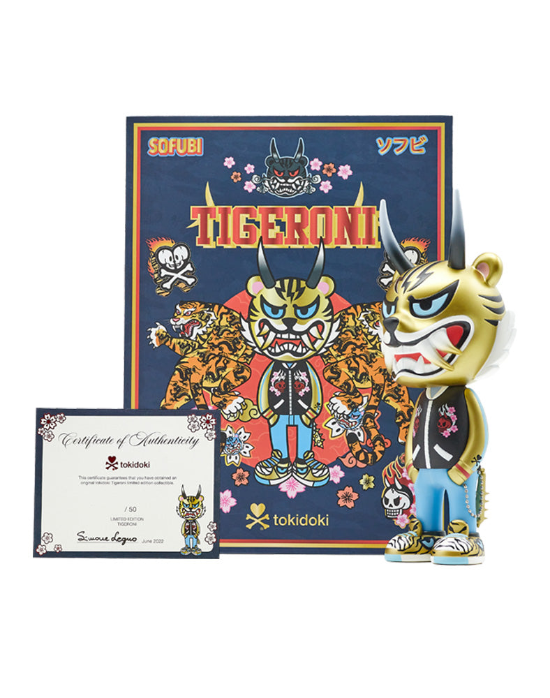 tokidoki Tigeroni Sofubi (Gold)