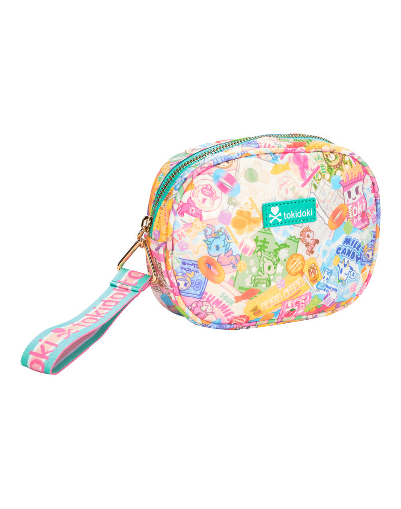 Candy Craze Round Zip Pouch Wristlet - Image 3