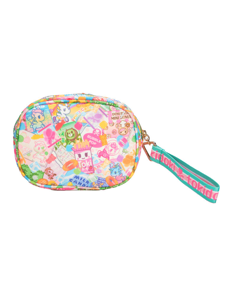 Candy Craze Round Zip Pouch Wristlet - Image 2
