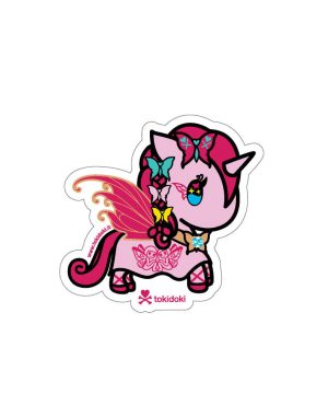 Butterfly Fairy Unicorno Die Cut Sticker