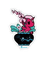 Fuchsia Unicorno Die Cut Sticker