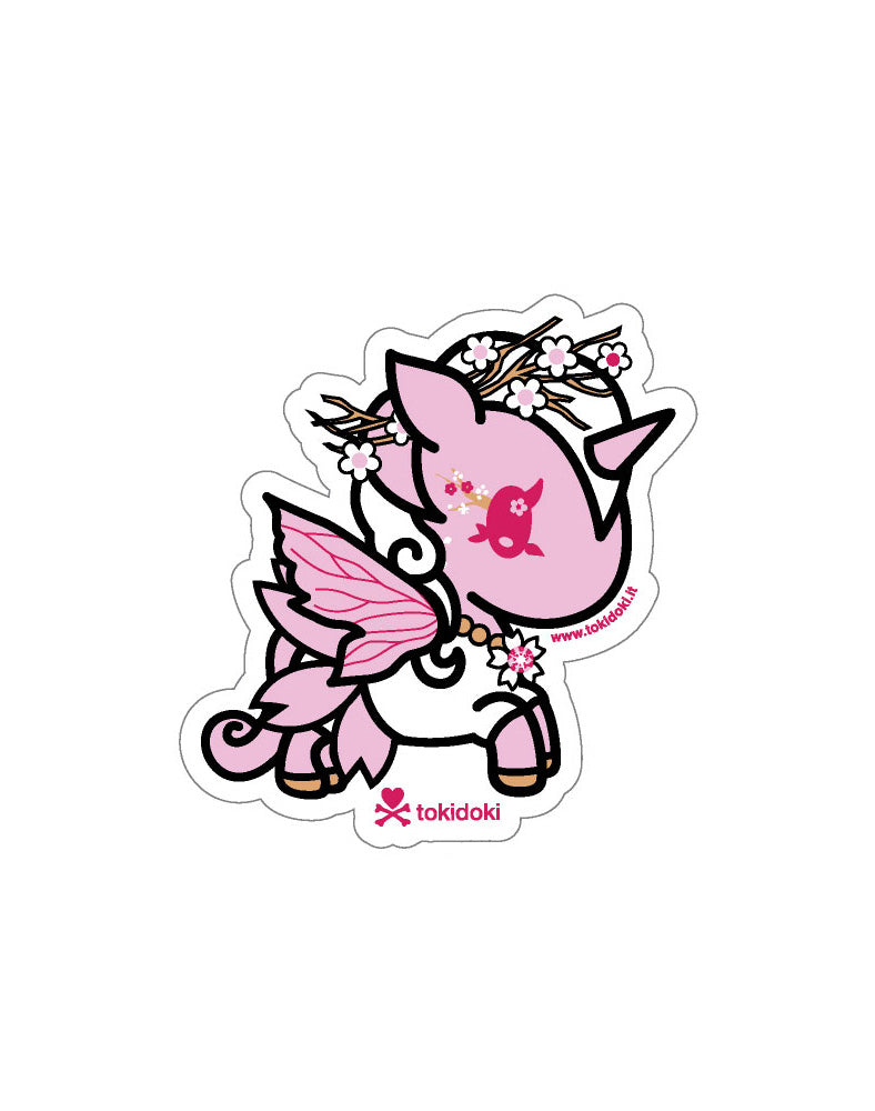 Sakura Fairy Unicorno Die Cut Sticker