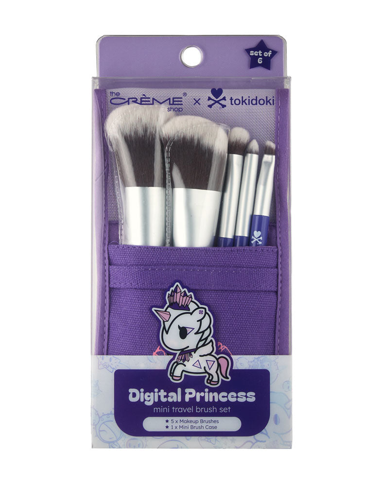 The Crème Shop x tokidoki Digital Princess Mini Travel Brush Set - Image 2