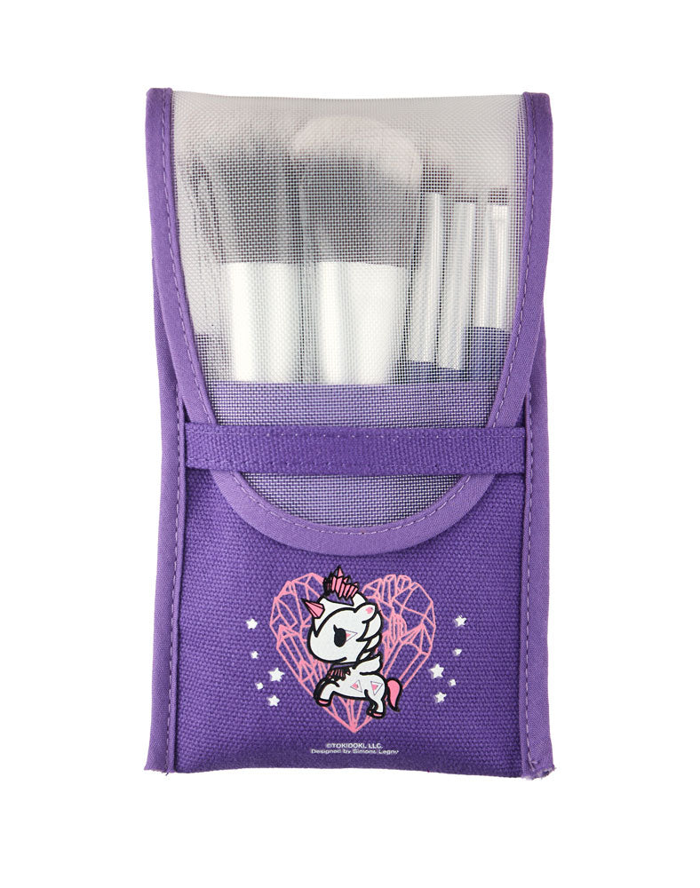 The Crème Shop x tokidoki Digital Princess Mini Travel Brush Set - Image 4
