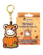 tokidoki x Hello Kitty and Friends Pumpkin Spice Rubber Keychain Blind Box