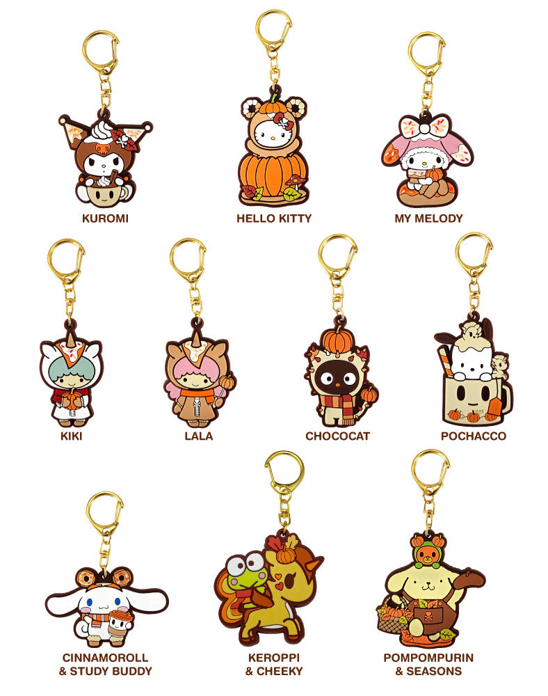 tokidoki x Hello Kitty and Friends Pumpkin Spice Rubber Keychain Blind Box - Image 3
