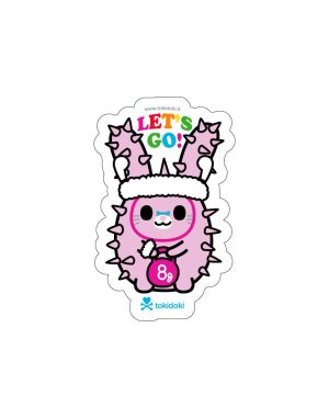 Gym Bunny Die Cut Sticker