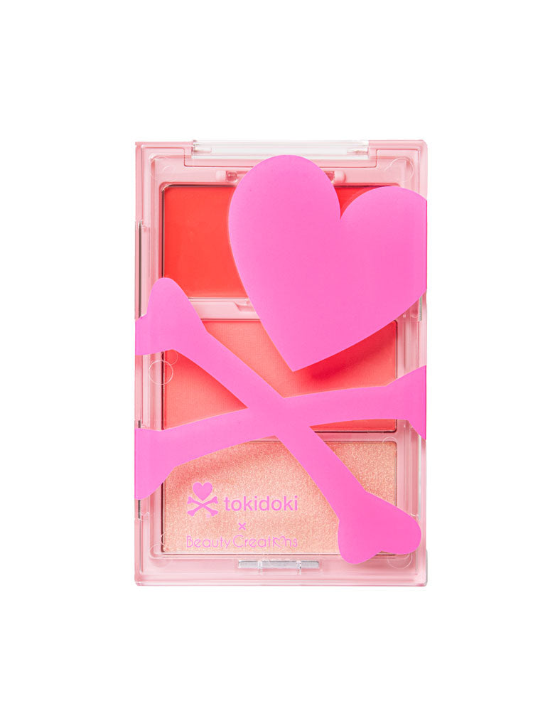 tokidoki x Beauty Creations Peach Blossom Blush Trio