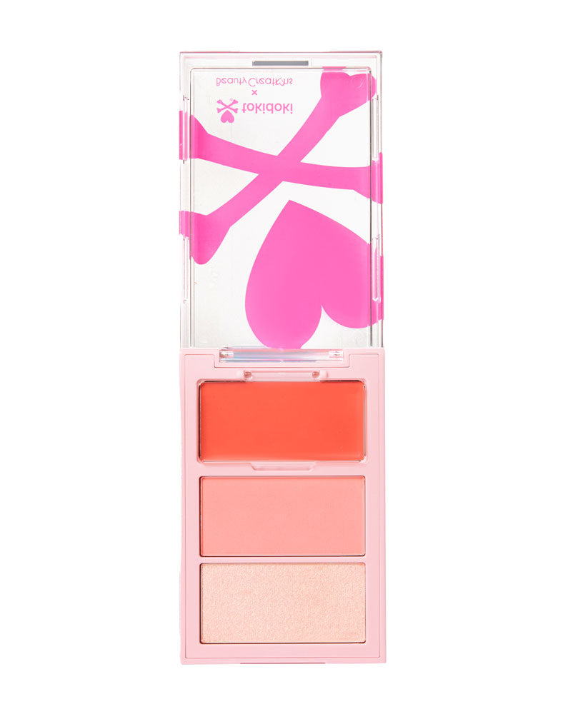 tokidoki x Beauty Creations Peach Blossom Blush Trio - Image 2